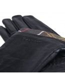 Barbour Women's Tartan Trimmed Leather Gloves