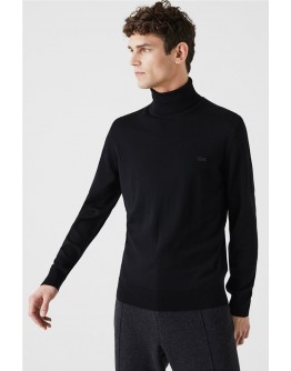 Lacoste Men's Turtleneck Merino Wool Sweater