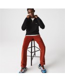 Lacoste men's knitted blouse with 1/2 zipper at the neckline Black