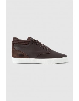 Lacoste men's boots with laces "Esparre Chukka" Brown