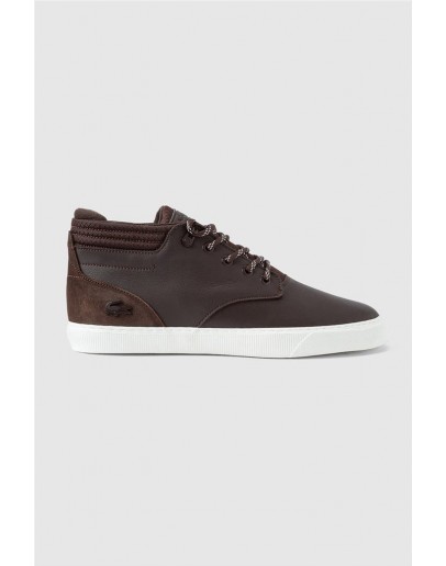 Lacoste men's boots with laces "Esparre Chukka" Brown
