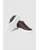 Lacoste men's boots with laces "Esparre Chukka" Brown