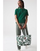 Lacoste women's shoulder bag with all-over logo print Cypress