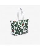 Lacoste women's shoulder bag with all-over logo print Cypress