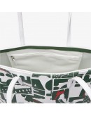 Lacoste women's shoulder bag with all-over logo print Cypress