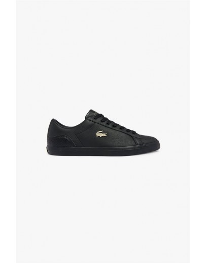 Lacoste men's sneakers with metallic logo ''Lerond'' Black