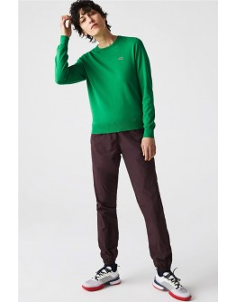 Lacoste women's sweater with embroidered logo Green
