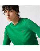 Lacoste women's sweater with embroidered logo Green