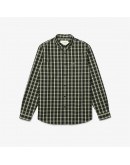 Lacoste Men's Plaid Shirt Regular Fit Cypress