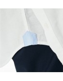Lacoste men's shirt monochrome with pocket with logo White