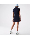 Lacoste women's mini polo dress pique Dark Blue