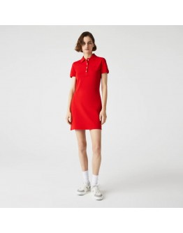 Women's Stretch Cotton Piqué Polo Dress