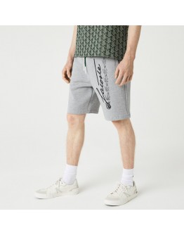 Men's Signature Print Cotton Fleece Shorts
