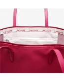 Lacoste women's shoulder bag "Concept Zip Tote" Fuchsia