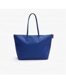 Lacoste women's shoulder bag "Concept Zip Tote" Blue Electric