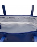 Lacoste women's shoulder bag "Concept Zip Tote" Blue Electric