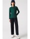 Lacoste women's polo blouse "Stretch Piqué" Slim Fit Dark Green