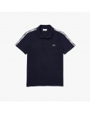 Men's Lacoste Regular Fit Branded Bands Stretch Cotton Polo Shirt