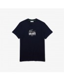 Lacoste men's T-shirt with Blue Marine logo