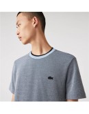Lacoste men's T-shirt with embroidered logo Bleu
