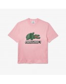 Unisex Lacoste x Minecraft Print Organic Cotton T-Shirt