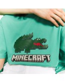 Unisex Lacoste x Minecraft Print Organic Cotton T-Shirt